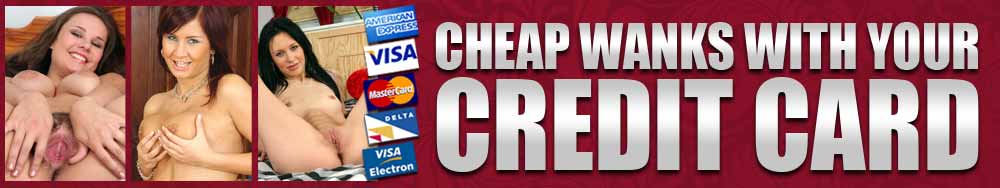 cheap credit card wank